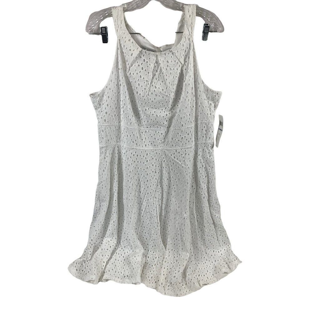 London Style Collection Women's White Dress